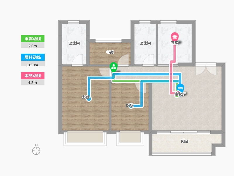 浙江省-湖州市-东港欣苑-79.08-户型库-动静线