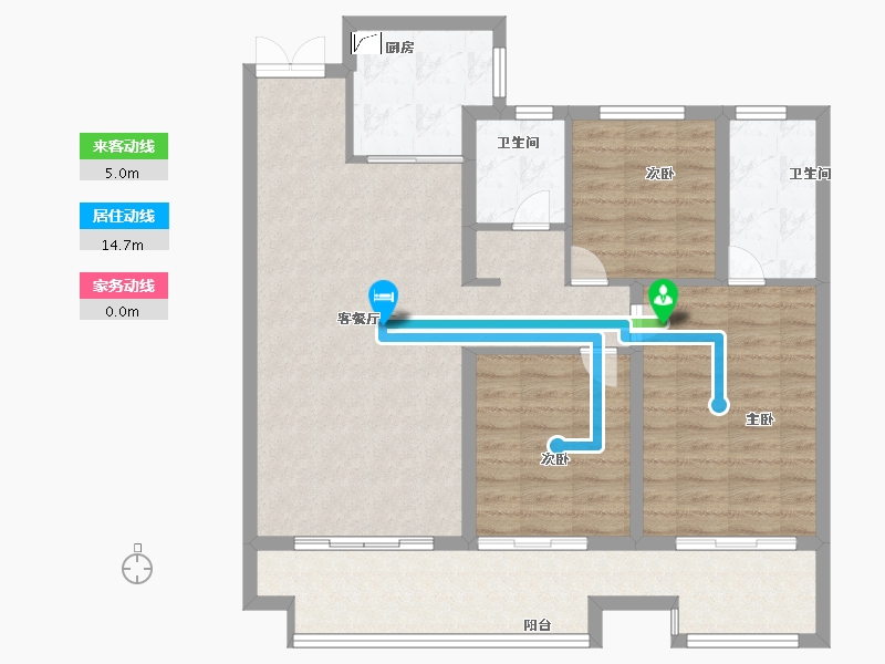 河南省-商丘市-建业十八城7期·天境-98.00-户型库-动静线