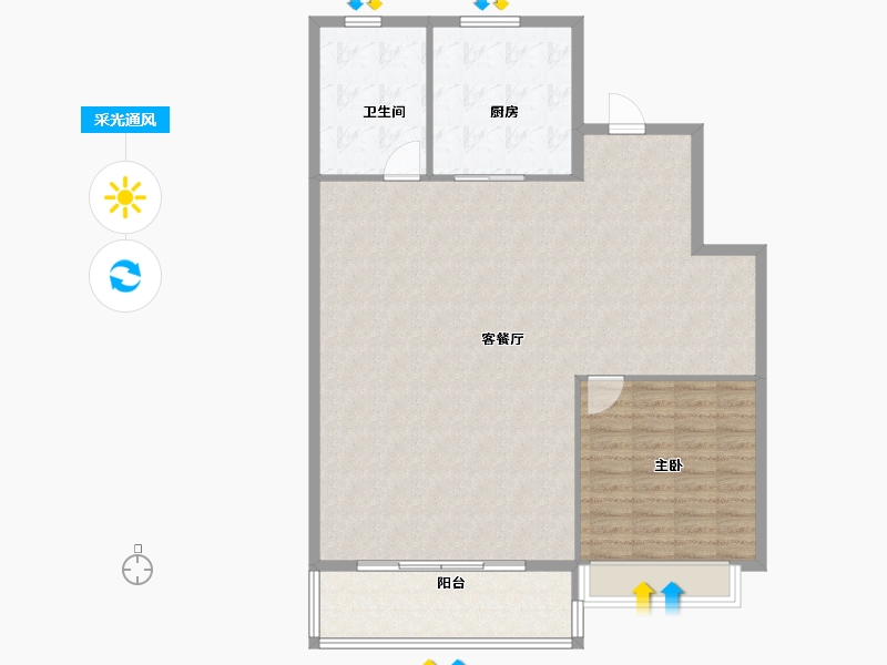 上海-上海市-建发观唐府-117.60-户型库-采光通风