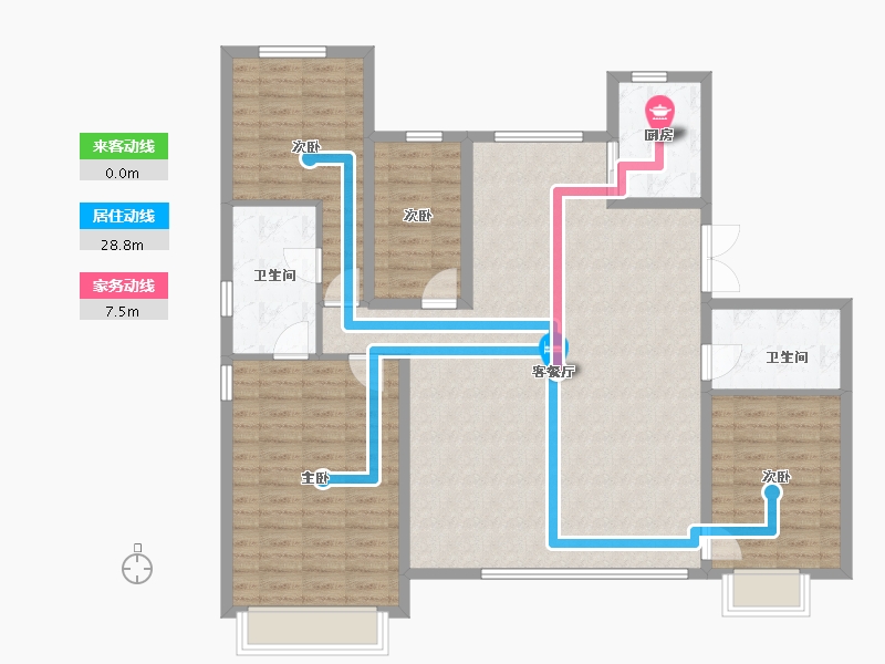 河北省-承德市-海德华府-125.52-户型库-动静线