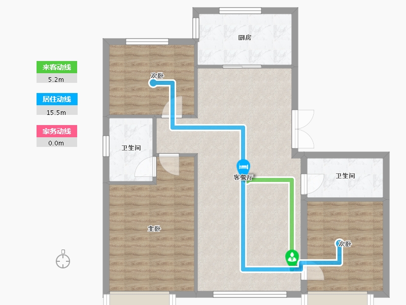 河北省-承德市-海德华府-87.75-户型库-动静线