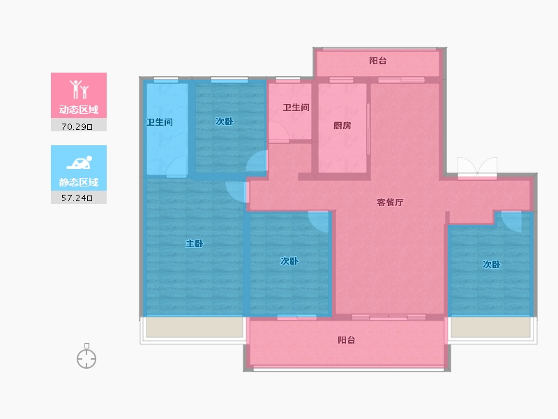 河南省-商丘市-永城建业联盟东望-114.00-户型库-动静分区