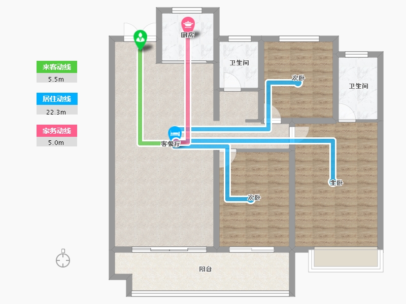 河南省-商丘市-建业十八城7期·天境-108.00-户型库-动静线