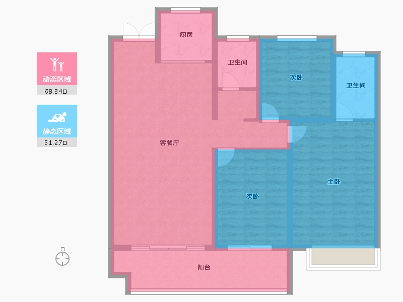 河南省-商丘市-建业十八城7期·天境-108.00-户型库-动静分区