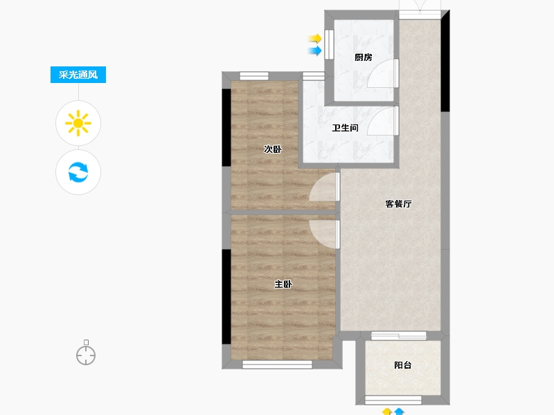 福建省-三明市-冠泰状元里-48.09-户型库-采光通风