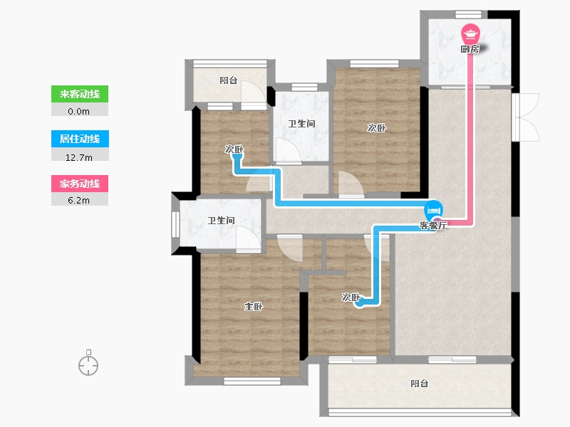 福建省-三明市-冠泰状元里-94.03-户型库-动静线