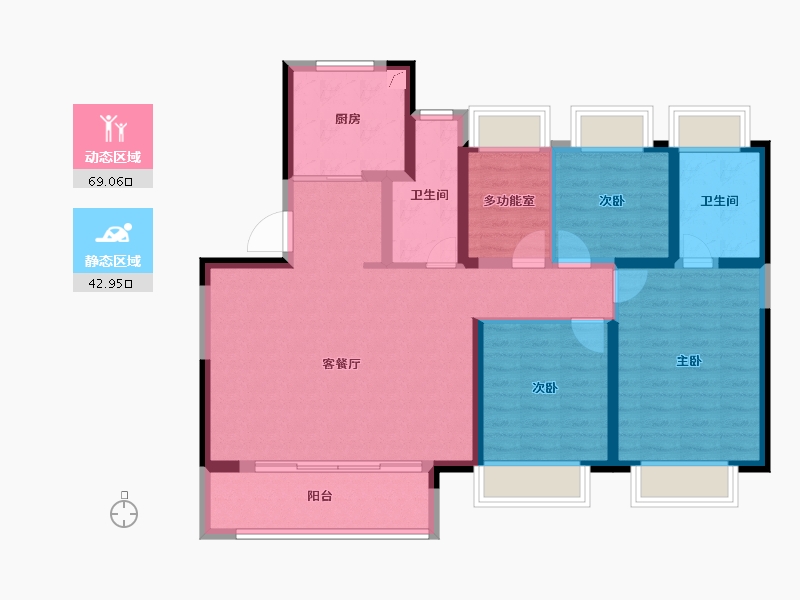 上海-上海市-中建海樾府-100.01-户型库-动静分区