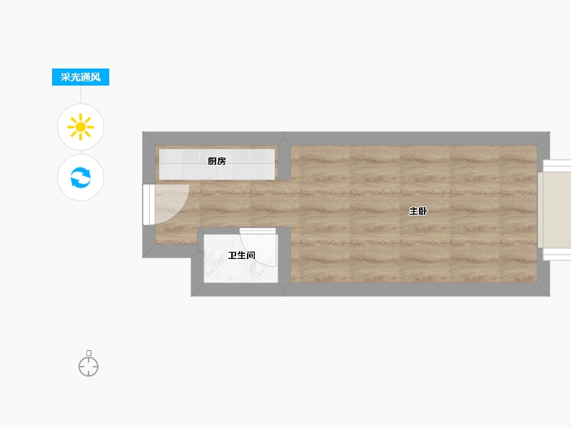 北京-北京市-北街家园(八区)-19.14-户型库-采光通风