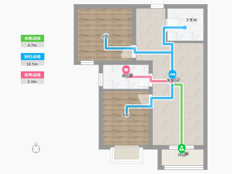 河北省-廊坊市-夏威夷蓝湾-55.04-户型库-动静线