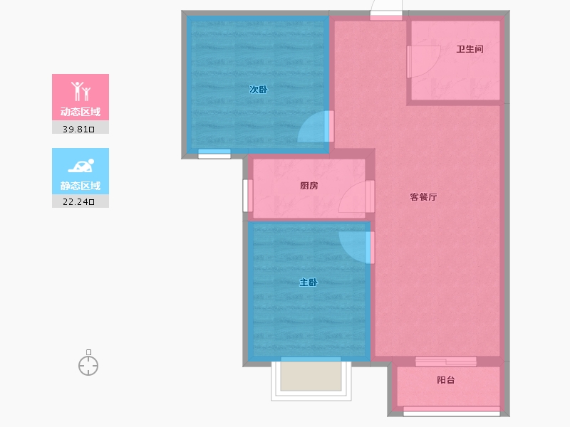 河北省-廊坊市-夏威夷蓝湾-55.04-户型库-动静分区