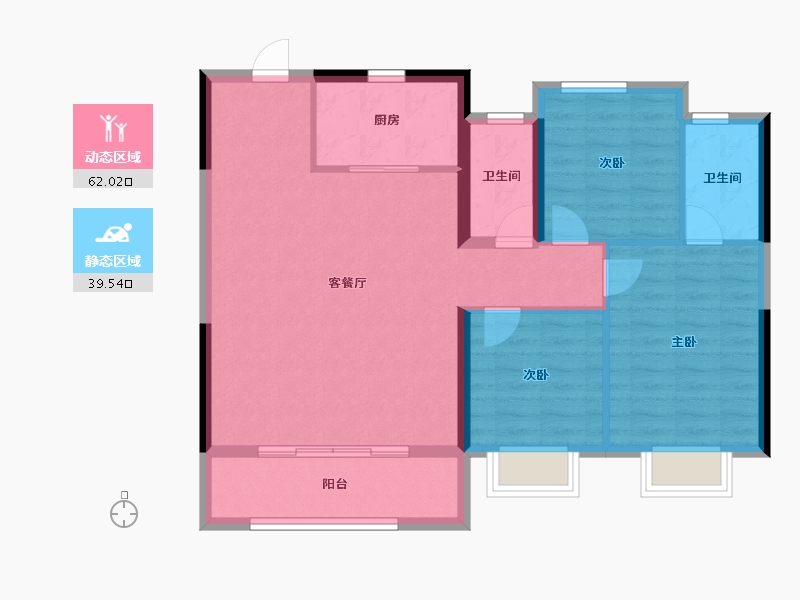 江苏省-南京市-金陵星图-92.12-户型库-动静分区