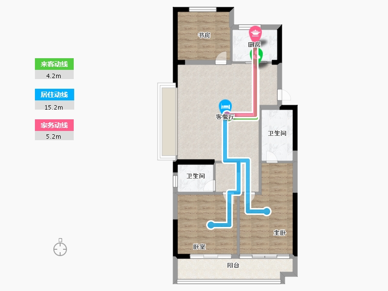 浙江省-宁波市-中交·蔚泱云城-79.19-户型库-动静线