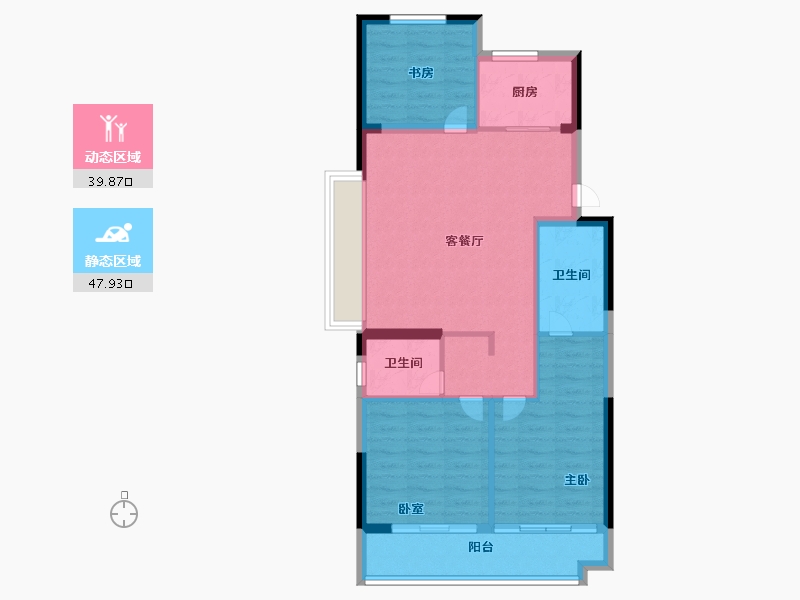 浙江省-宁波市-中交·蔚泱云城-79.19-户型库-动静分区