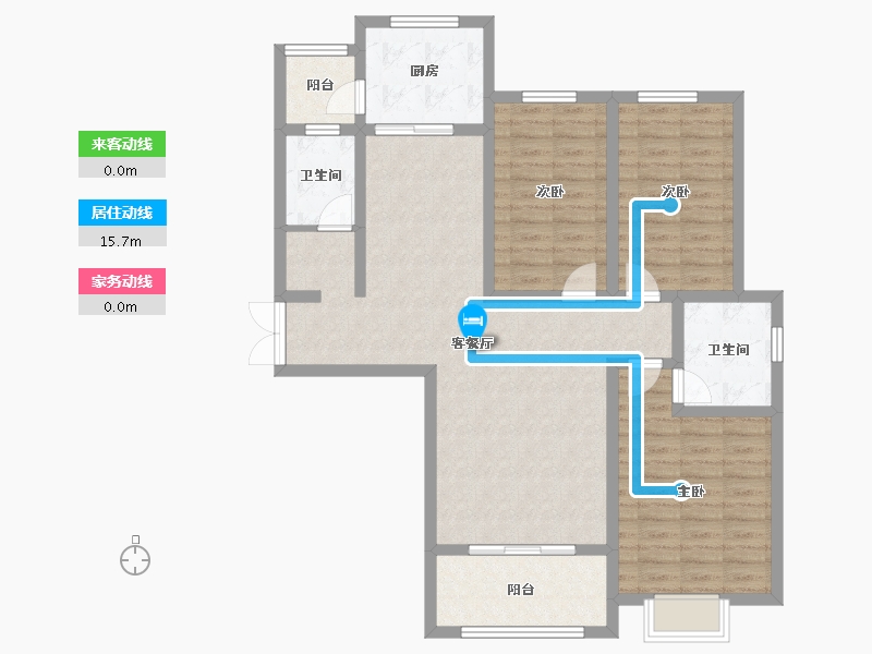 河南省-开封市-清风雅居-104.00-户型库-动静线