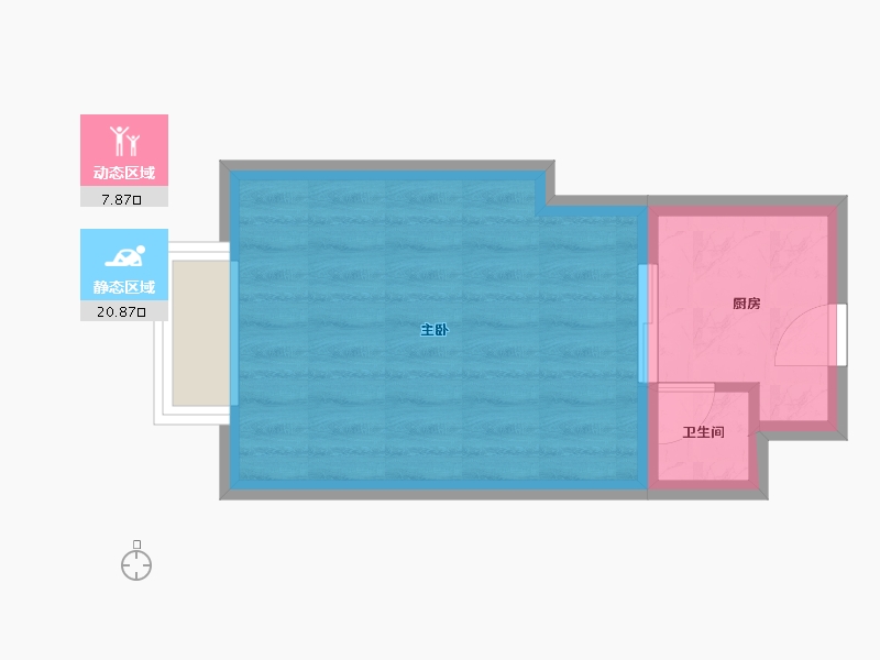 北京-北京市-北街家园(八区)-25.64-户型库-动静分区