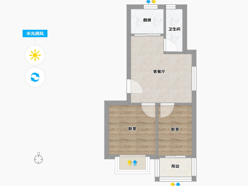 江苏省-南京市-仙居雅苑-32.00-户型库-采光通风