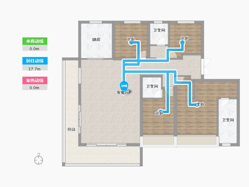 河南省-商丘市-永城建业联盟东望-140.00-户型库-动静线