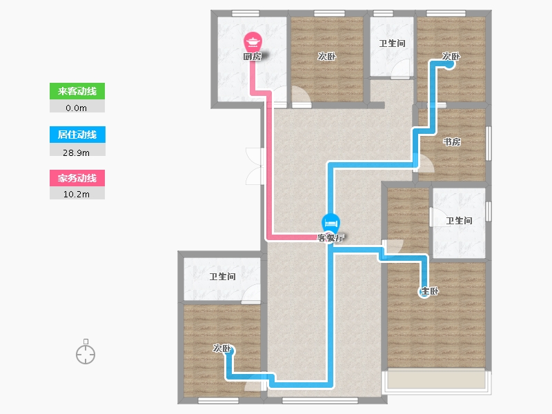 北京-北京市-京能云璟壹号-148.45-户型库-动静线