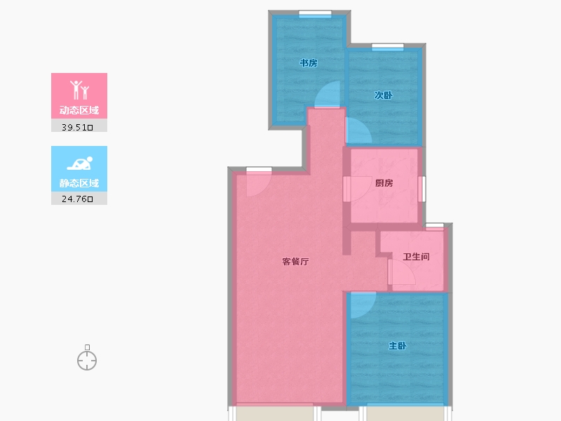 北京-北京市-中建·学府印悦二期-56.89-户型库-动静分区