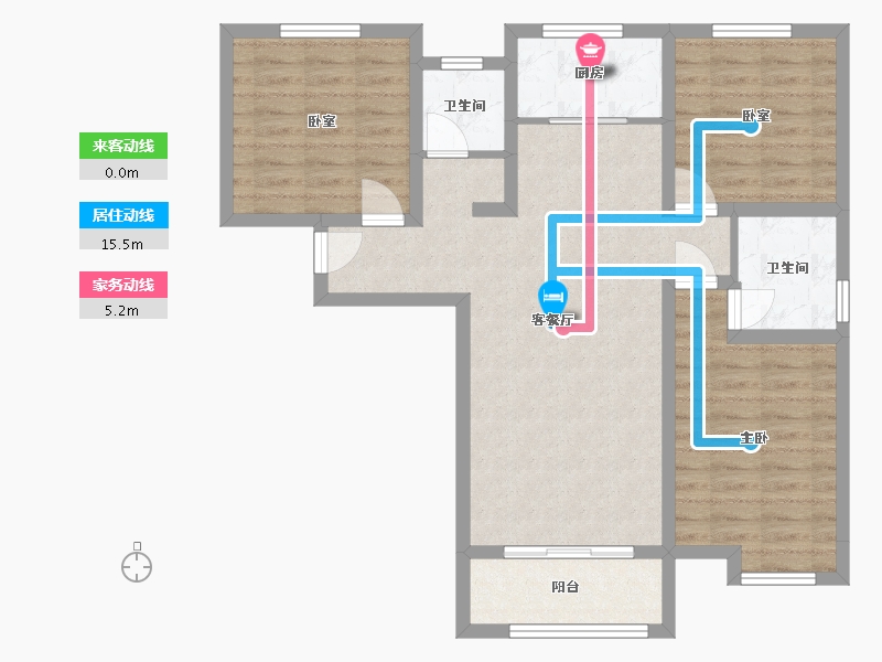 山东省-济宁市-三兴家园-112.00-户型库-动静线