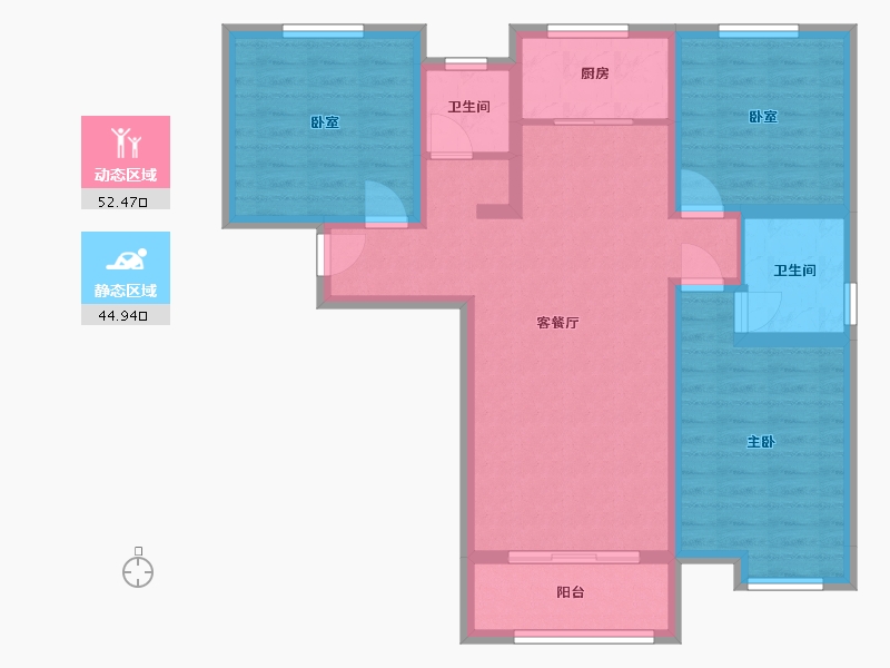 山东省-济宁市-三兴家园-112.00-户型库-动静分区