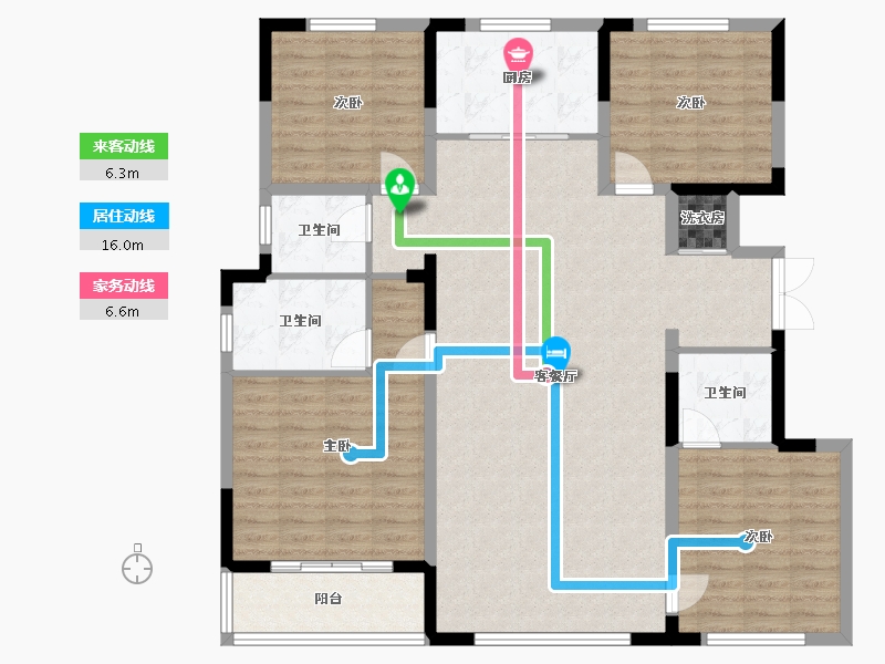 河北省-廊坊市-上善-132.00-户型库-动静线