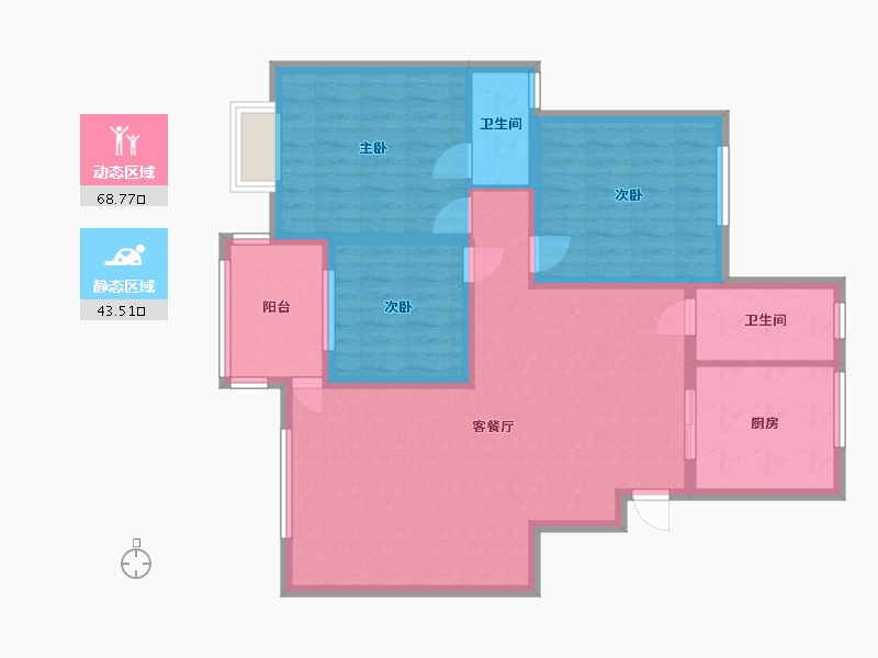 河南省-信阳市-华英壹号院-100.00-户型库-动静分区