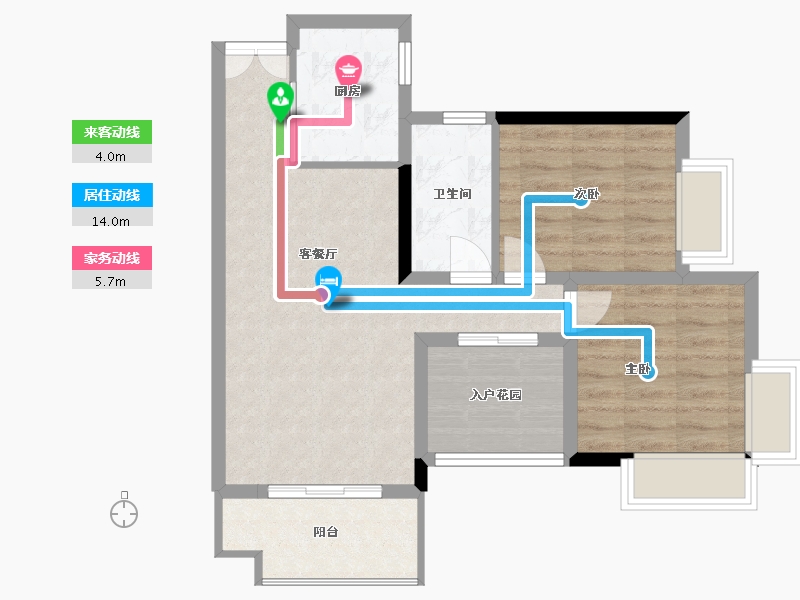 广东省-东莞市-港口华府-66.03-户型库-动静线