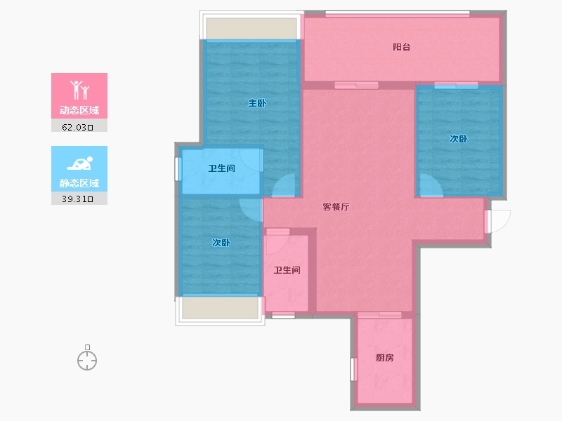 海南省-海口市-文博映樾-91.62-户型库-动静分区