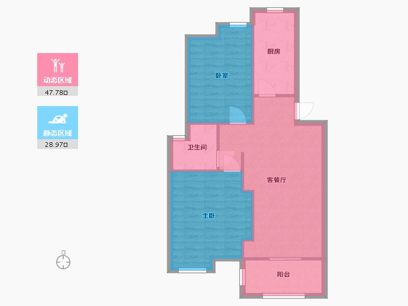 广东省-深圳市-锦绣江南-69.24-户型库-动静分区