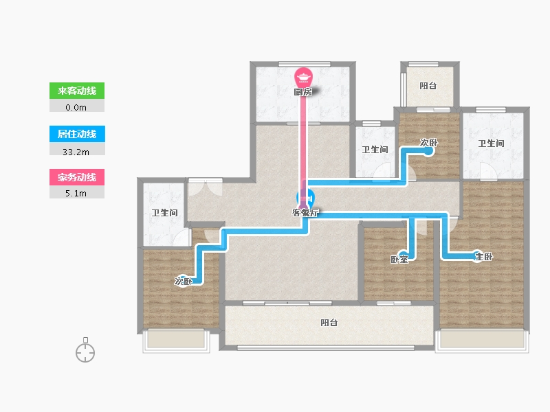 浙江省-杭州市-建发华发江月望云-159.20-户型库-动静线