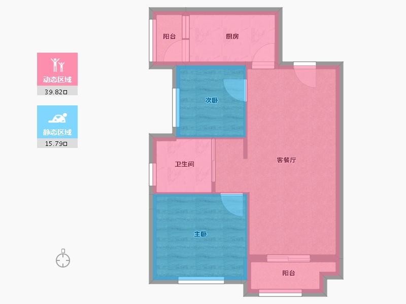 广东省-深圳市-华润置地未来城公寓-49.30-户型库-动静分区