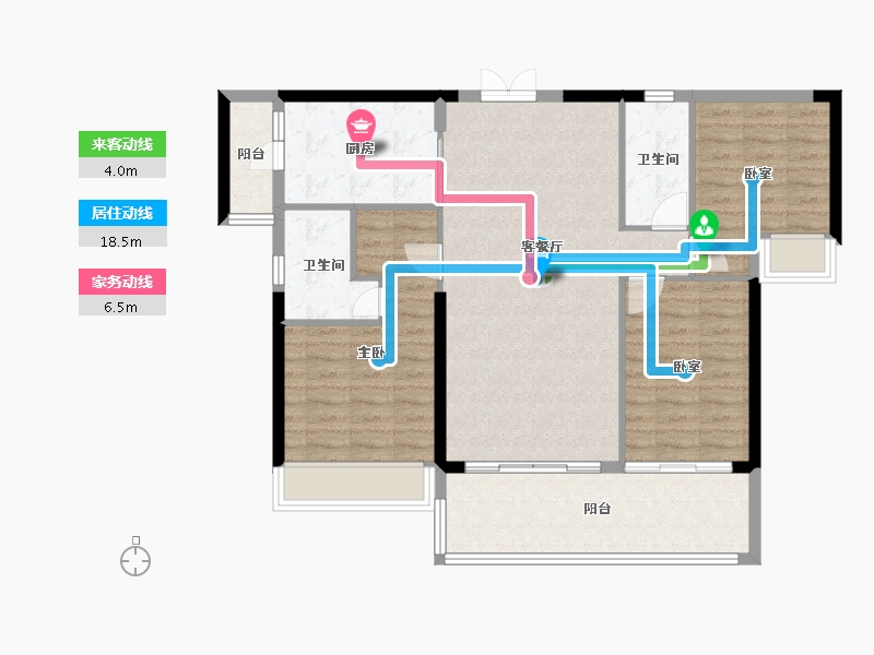 广东省-广州市-开控城投云锦-99.20-户型库-动静线