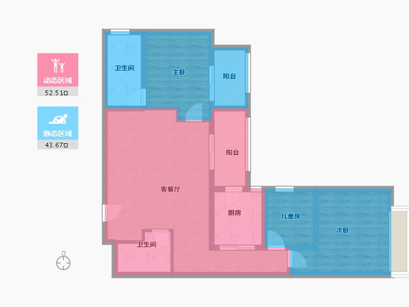 海南省-海口市-同康江语海-85.16-户型库-动静分区