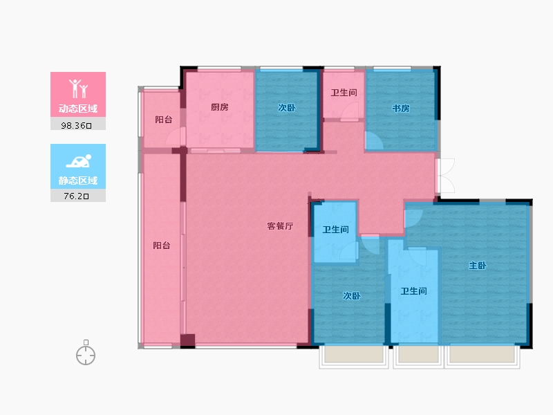 四川省-成都市-中粮保利天府时区-159.75-户型库-动静分区