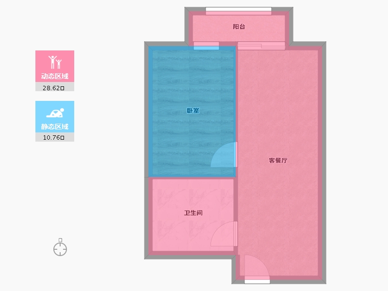 广东省-深圳市-华润置地未来城公寓-35.20-户型库-动静分区