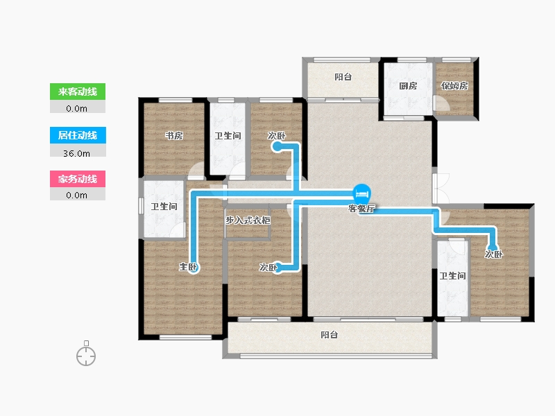 山东省-济南市-玖城壹品-199.96-户型库-动静线