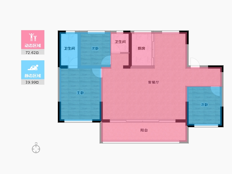 山东省-济南市-玖城壹品-101.84-户型库-动静分区