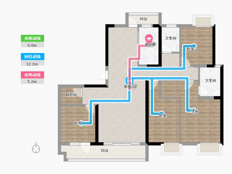 湖北省-武汉市-东湖风光-118.81-户型库-动静线