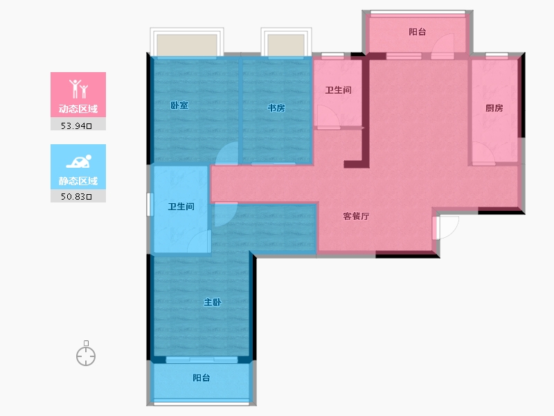 湖北省-武汉市-东湖风光-94.06-户型库-动静分区