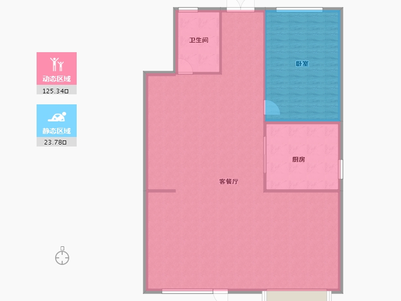 上海-上海市-大华峯荟-140.75-户型库-动静分区