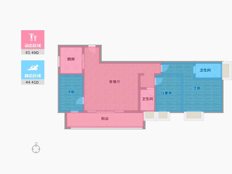 海南省-海口市-同康江语海-95.16-户型库-动静分区