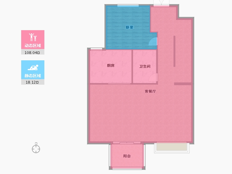 上海-上海市-大华峯荟-117.56-户型库-动静分区