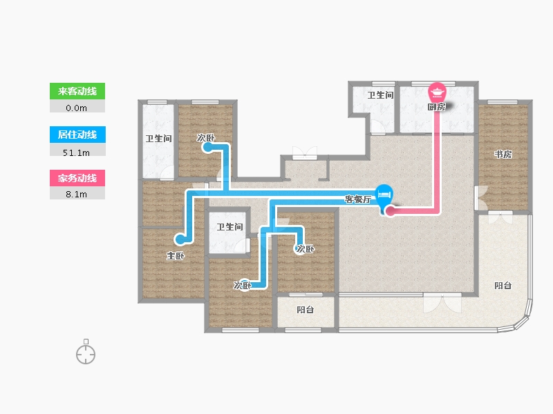 山东省-滨州市-双泰海韵城-220.74-户型库-动静线