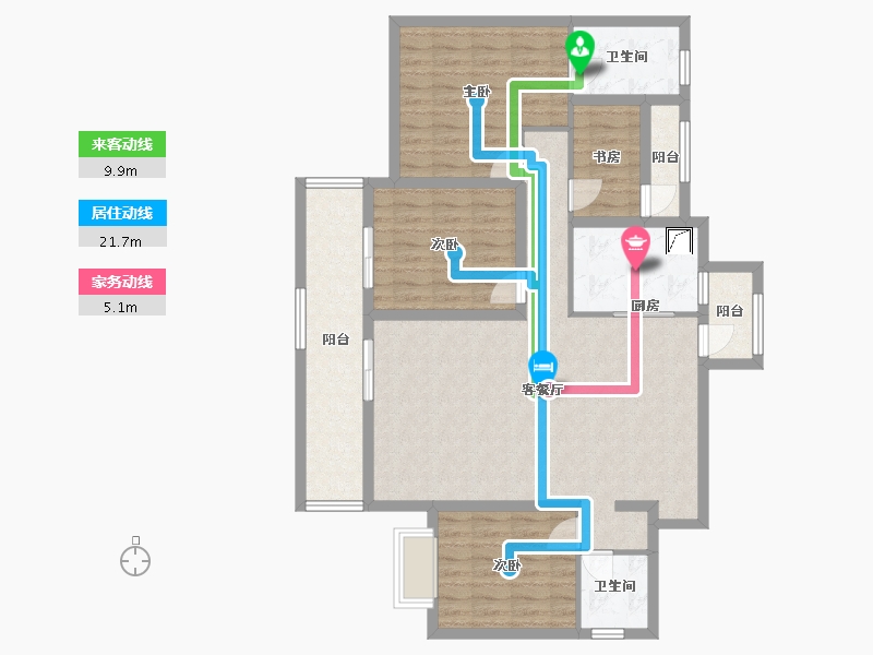 广东省-广州市-广州城投·领南府-113.57-户型库-动静线