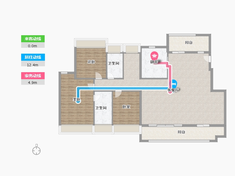 广东省-珠海市-万科·观海200里-156.00-户型库-动静线