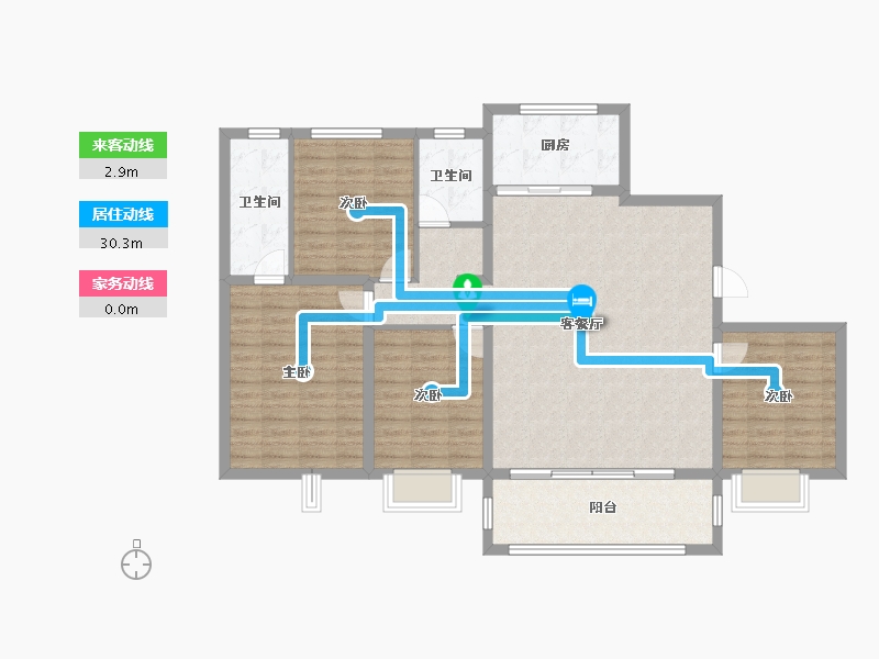 山东省-济南市-保利公园上城.-117.04-户型库-动静线