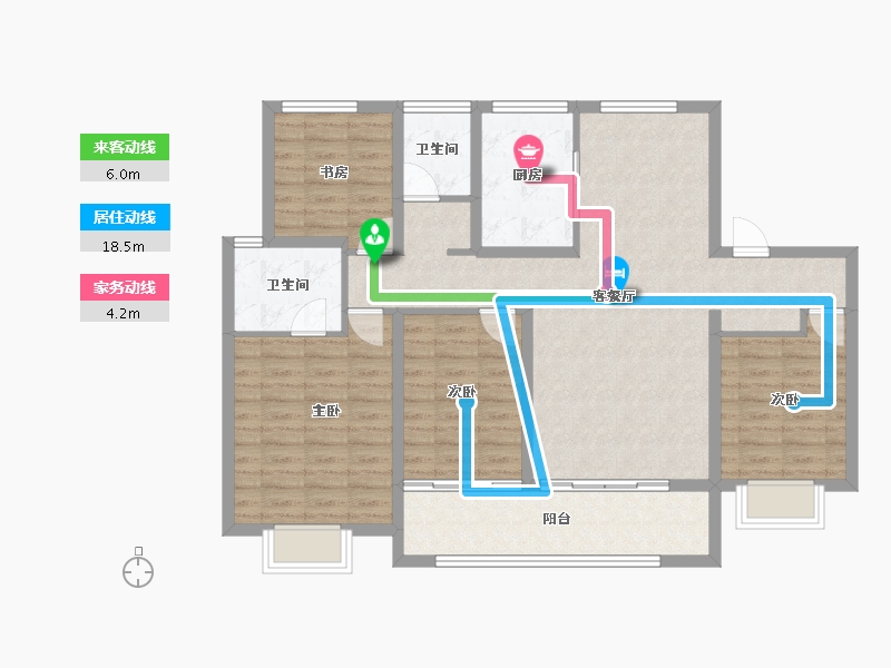 山东省-济南市-中电建国誉府-107.53-户型库-动静线