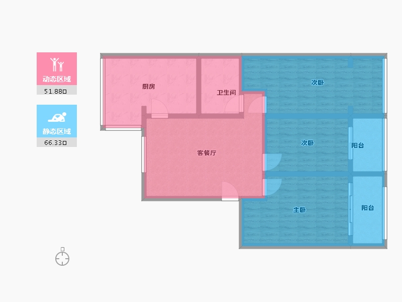 江西省-南昌市-干家大屋-105.55-户型库-动静分区