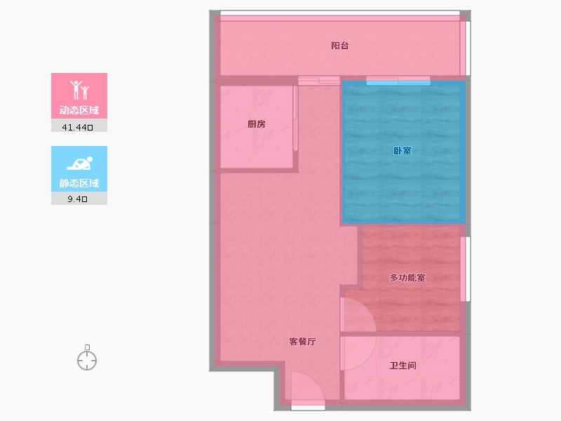 广东省-广州市-友联·君御-45.45-户型库-动静分区